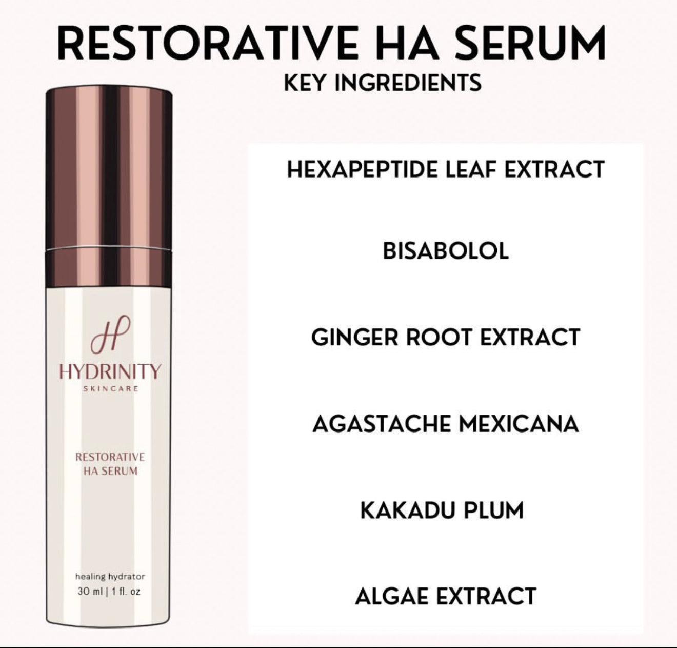 HYDRINITY RESTORATIVE HA SERUM WITH PPM⁶ TECHNOLOGY