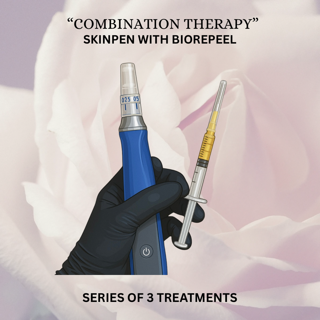 Combo Therapy: Skinpen Microneedling + BioRepeel (Series of 3)
