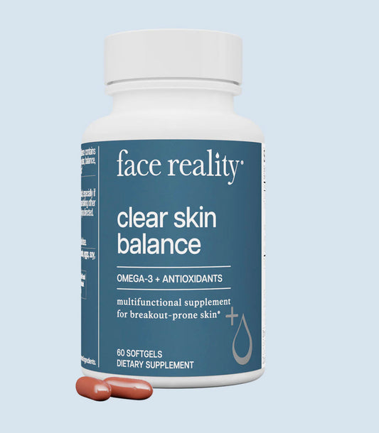 Face Reality Supplement: Clear Skin Balance (Omega-3, Antioxidants)