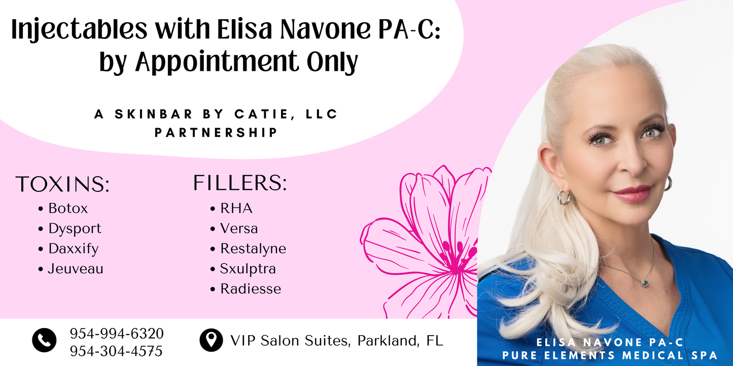 By Appointment Only: Injectables with Elisa Navone PA-C